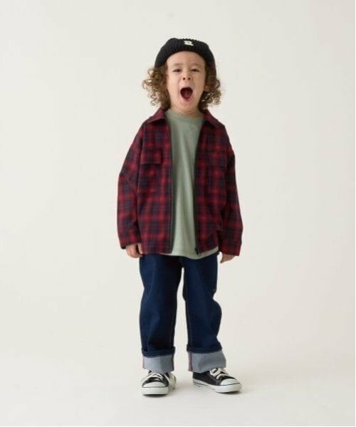 b・ROOM / ビールーム シャツ・ブラウス | ビッグシルエット長袖チェックシャツ(ジップアップ) | 詳細8