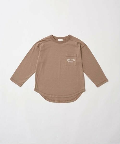 b・ROOM / ビールーム Tシャツ | 【型崩れしないやわらかコットン】【万能アイテム】ラウンドヘムポケットTシャツ | 詳細2