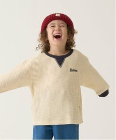 b・ROOM / ビールーム Tシャツ | 【ふわふワッフル】バイカラートップス