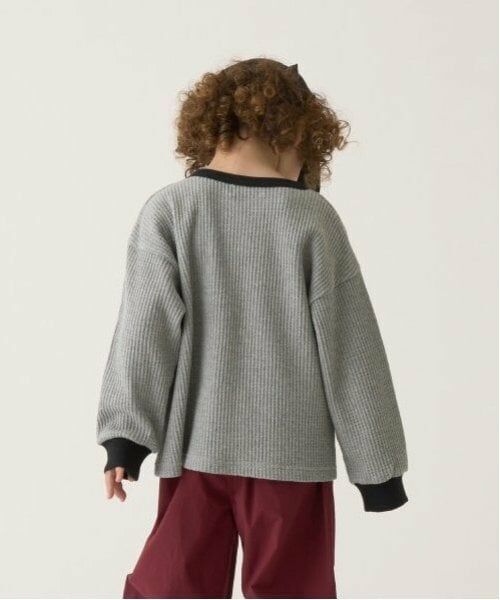 b・ROOM / ビールーム Tシャツ | 【ふわふワッフル】バイカラートップス | 詳細12