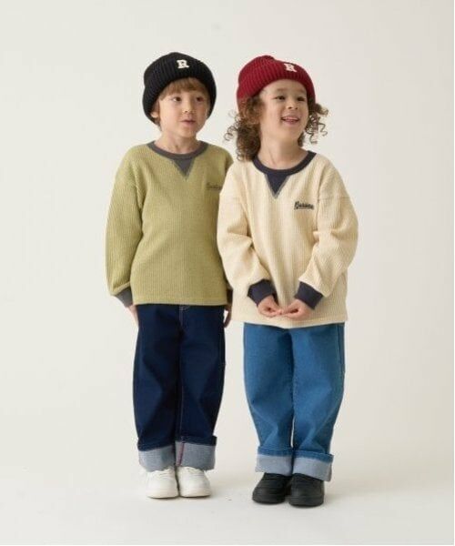 b・ROOM / ビールーム Tシャツ | 【ふわふワッフル】バイカラートップス | 詳細14