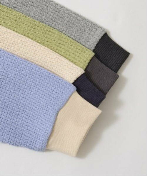 b・ROOM / ビールーム Tシャツ | 【ふわふワッフル】バイカラートップス | 詳細7