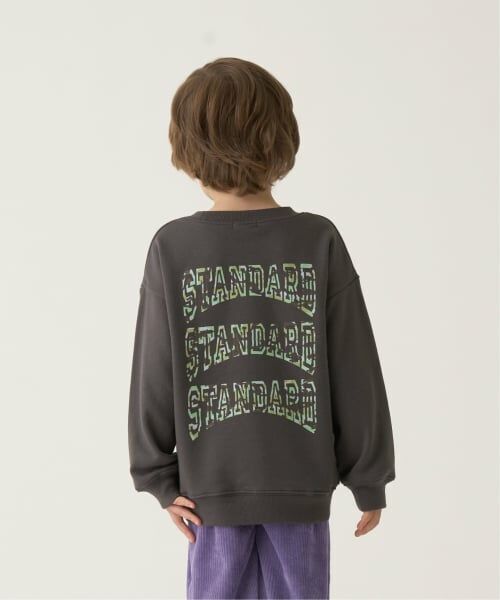 b・ROOM / ビールーム スウェット | 【万能アイテム】選べる7パターンアソートプリントスウェット（チャコール）