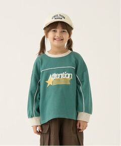 b・ROOM / ビールーム スウェット | 【毛玉バイバイ裏毛】パイピングバイカラービッグスウェット