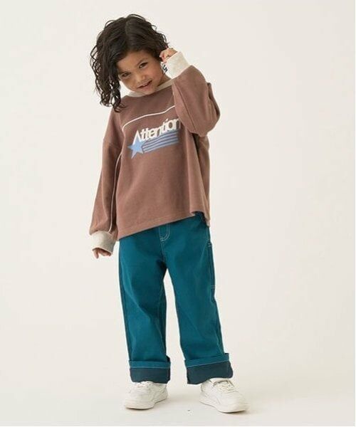 b・ROOM / ビールーム スウェット | 【毛玉バイバイ裏毛】パイピングバイカラービッグスウェット | 詳細13