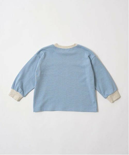 b・ROOM / ビールーム スウェット | 【毛玉バイバイ裏毛】パイピングバイカラービッグスウェット | 詳細3