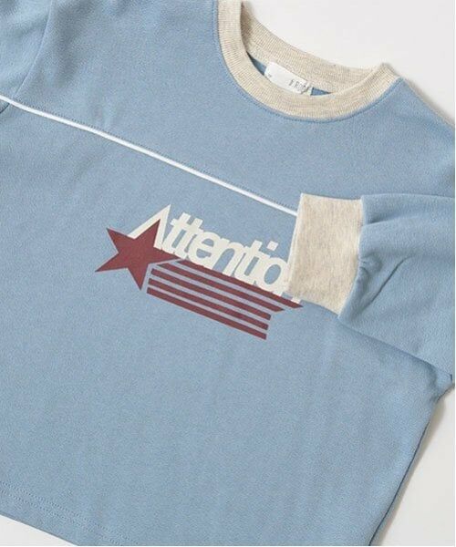 b・ROOM / ビールーム スウェット | 【毛玉バイバイ裏毛】パイピングバイカラービッグスウェット | 詳細4