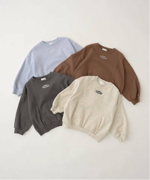 b・ROOM / ビールーム スウェット | 【セットアップ可能】【毛玉バイバイ裏起毛裏毛】切替えビッグスウェット | 詳細1