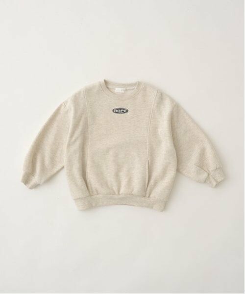 b・ROOM / ビールーム スウェット | 【セットアップ可能】【毛玉バイバイ裏起毛裏毛】切替えビッグスウェット | 詳細2