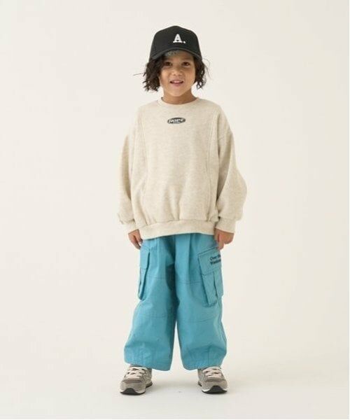 b・ROOM / ビールーム スウェット | 【セットアップ可能】【毛玉バイバイ裏起毛裏毛】切替えビッグスウェット | 詳細7