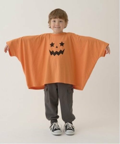 b・ROOM / ビールーム Tシャツ | 【ハロウィン】カボチャ＆ねこアソート変形Tシャツ | 詳細7