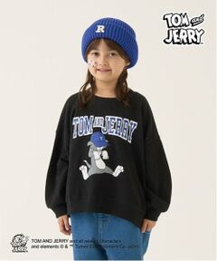 b・ROOM / ビールーム スウェット | 【TOM AND JERRY】【毛玉バイバイ裏毛】ビッグシルエットプリントスウェット