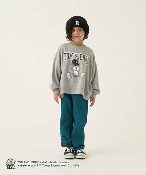 b・ROOM / ビールーム スウェット | 【TOM AND JERRY】【毛玉バイバイ裏毛】ビッグシルエットプリントスウェット | 詳細9
