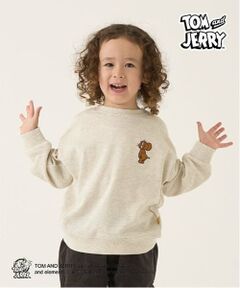 b・ROOM / ビールーム スウェット | 【TOM AND JERRY】【毛玉バイバイ裏毛】刺しゅう&プリントスウェット