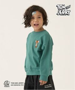 b・ROOM / ビールーム スウェット | 【TOM AND JERRY】【毛玉バイバイ裏毛】刺しゅう&プリントスウェット