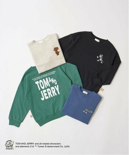 b・ROOM / ビールーム スウェット | 【TOM AND JERRY】【毛玉バイバイ裏毛】刺しゅう&プリントスウェット | 詳細1