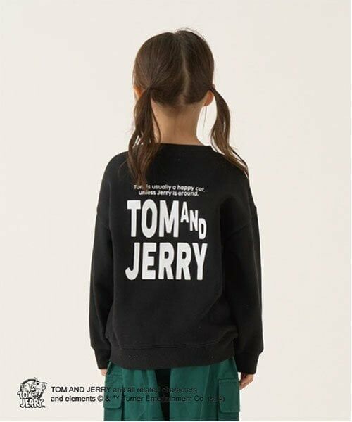 b・ROOM / ビールーム スウェット | 【TOM AND JERRY】【毛玉バイバイ裏毛】刺しゅう&プリントスウェット | 詳細11