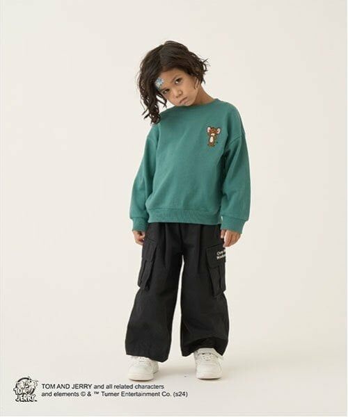 b・ROOM / ビールーム スウェット | 【TOM AND JERRY】【毛玉バイバイ裏毛】刺しゅう&プリントスウェット | 詳細13