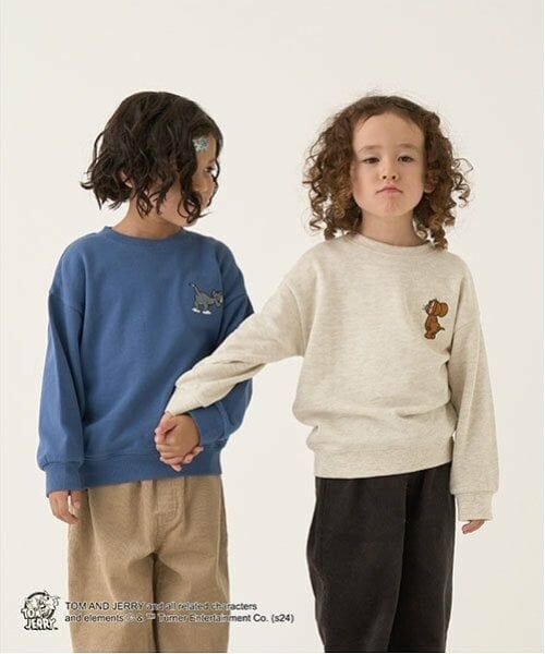 b・ROOM / ビールーム スウェット | 【TOM AND JERRY】【毛玉バイバイ裏毛】刺しゅう&プリントスウェット | 詳細16