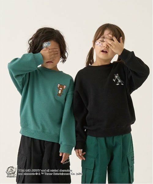 b・ROOM / ビールーム スウェット | 【TOM AND JERRY】【毛玉バイバイ裏毛】刺しゅう&プリントスウェット | 詳細18