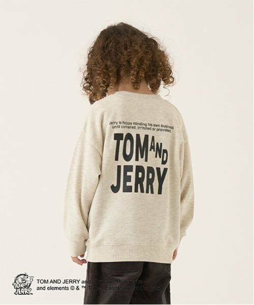 b・ROOM / ビールーム スウェット | 【TOM AND JERRY】【毛玉バイバイ裏毛】刺しゅう&プリントスウェット | 詳細8