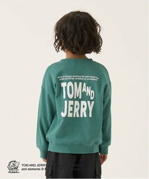 b・ROOM / ビールーム スウェット | 【TOM AND JERRY】【毛玉バイバイ裏毛】刺しゅう&プリントスウェット | 詳細9