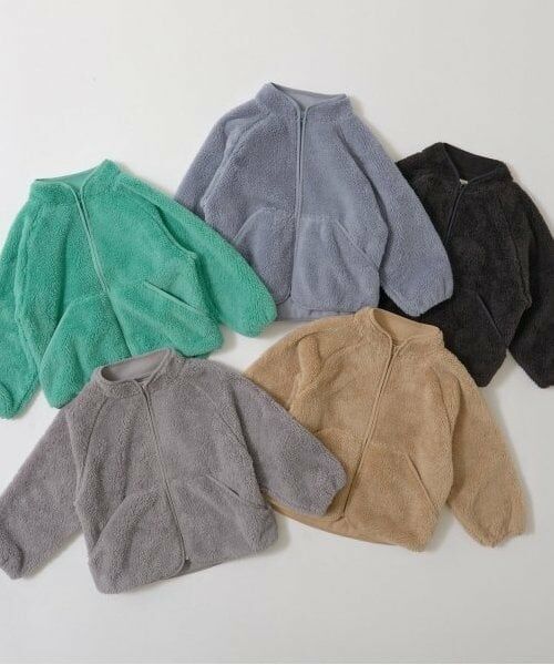 b・ROOM / ビールーム ブルゾン | 【万能アウター】ジップアップボアジャケット | 詳細1