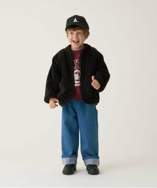 b・ROOM / ビールーム ブルゾン | 【万能アウター】ジップアップボアジャケット | 詳細12