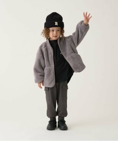 b・ROOM / ビールーム ブルゾン | 【万能アウター】ジップアップボアジャケット | 詳細16