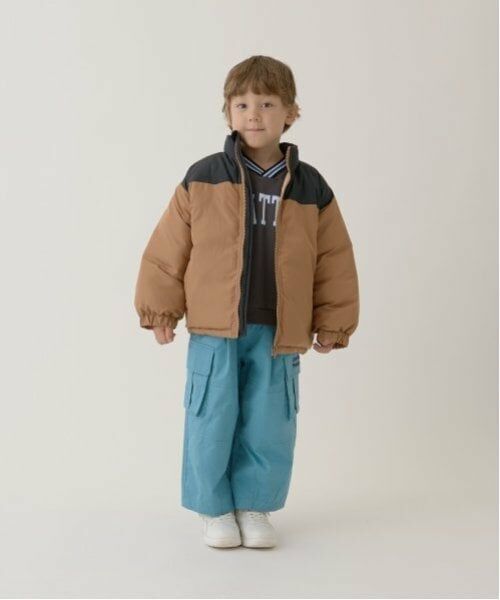 b・ROOM / ビールーム ブルゾン | 【万能アウター】バイカラーパフジャケット | 詳細1