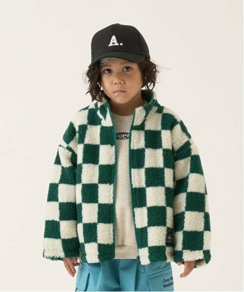 b・ROOM / ビールーム ブルゾン | ジップボアブルゾン（モス グリーン）