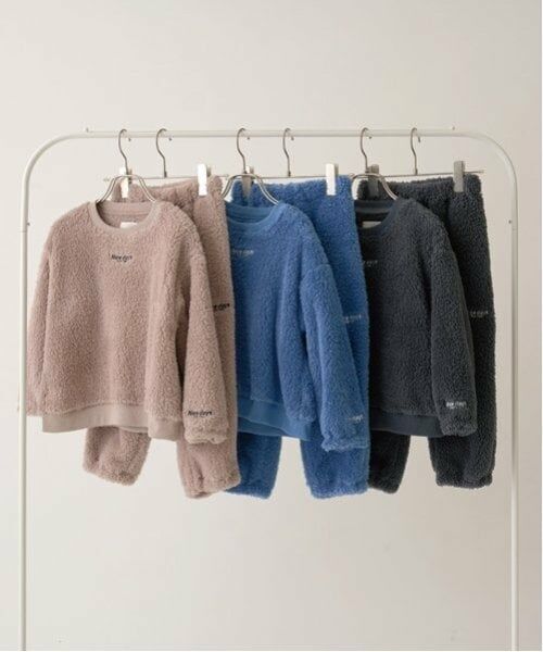 b・ROOM / ビールーム ルームウェア | 【ルームウェア】【ふわふわボア】プルオーバー&パンツセット | 詳細1