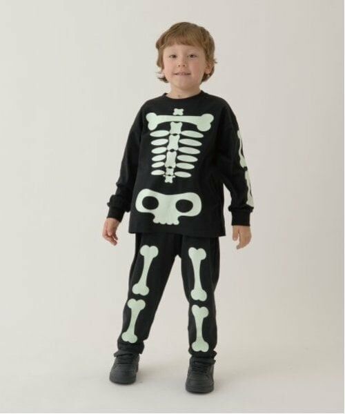 b・ROOM / ビールーム その他トップス | 【ハロウィン】ほねほねセットアップ | 詳細8