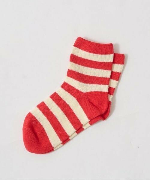 b・ROOM / ビールーム ソックス | ボーダークルーソックス | 詳細2