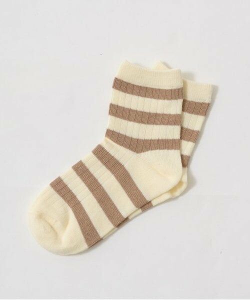 b・ROOM / ビールーム ソックス | ボーダークルーソックス | 詳細3