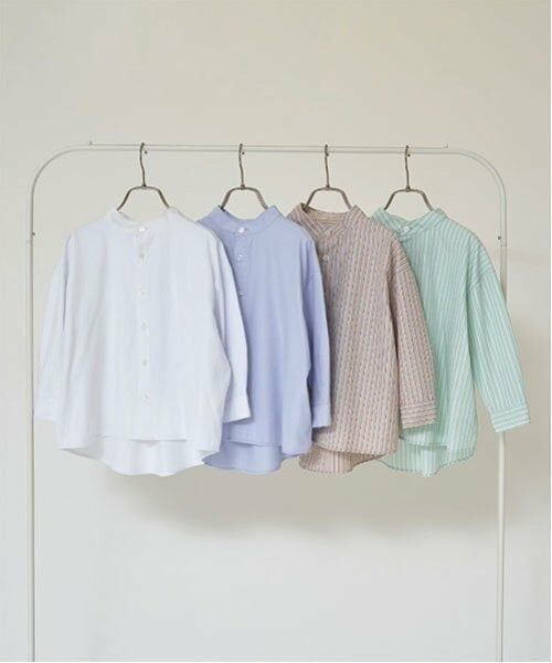 b・ROOM / ビールーム シャツ・ブラウス | 【オケージョン】バンドカラーシャツ | 詳細1