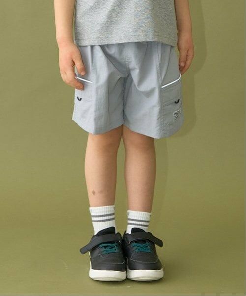 b・ROOM / ビールーム ショート・ハーフ・半端丈パンツ | 【撥水加工】4分丈パンツ（シルバー グレー）