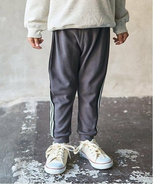 b・ROOM / ビールーム その他パンツ | 【ともパン】サイドラインテーパードパンツ(チャコール)