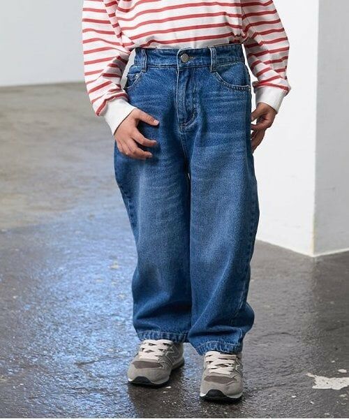 b・ROOM / ビールーム その他パンツ | 【LOVE DENIM】ストレートパンツ（ブルー）