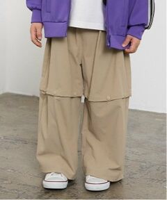 b・ROOM / ビールーム その他パンツ | 【丈を変えられる2way】ストレッチイージーパンツ