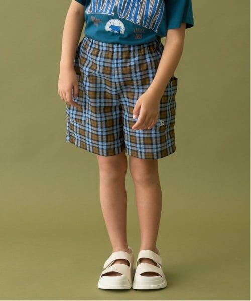 b・ROOM / ビールーム ショート・ハーフ・半端丈パンツ | 【セットアップ可能】サイドポケットアソート4分丈パンツ（モデレート ブルー）