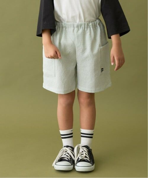 b・ROOM / ビールーム ショート・ハーフ・半端丈パンツ | 【セットアップ可能】サイドポケットアソート4分丈パンツ（ミント）