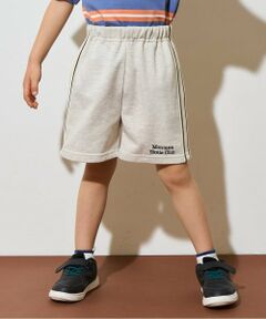 4分丈サイドラインスウェットパンツ