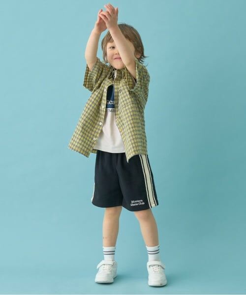 b・ROOM / ビールーム ショート・ハーフ・半端丈パンツ | 4分丈サイドラインスウェットパンツ | 詳細11