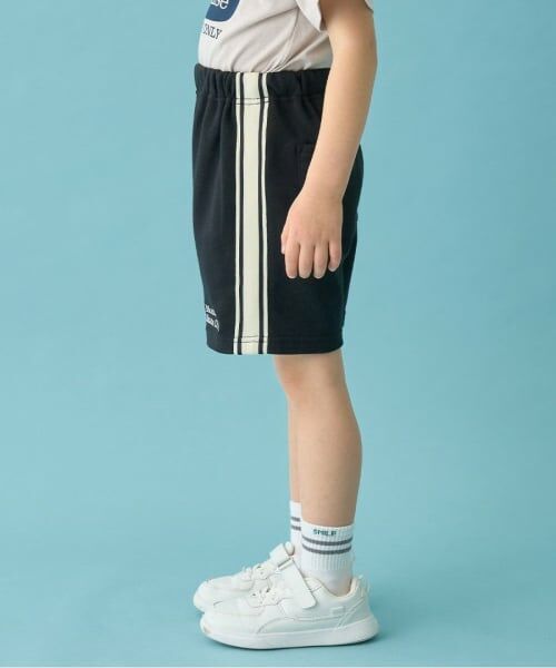 b・ROOM / ビールーム ショート・ハーフ・半端丈パンツ | 4分丈サイドラインスウェットパンツ | 詳細12