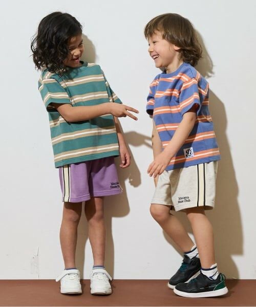 b・ROOM / ビールーム ショート・ハーフ・半端丈パンツ | 4分丈サイドラインスウェットパンツ | 詳細16