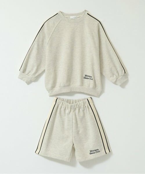 b・ROOM / ビールーム ショート・ハーフ・半端丈パンツ | 4分丈サイドラインスウェットパンツ | 詳細24