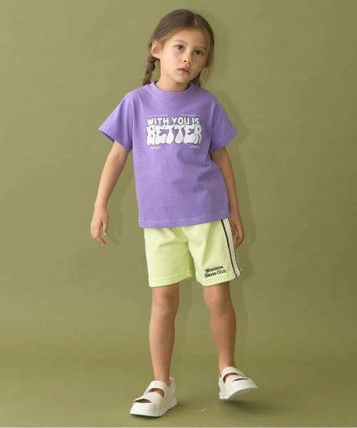 b・ROOM / ビールーム ショート・ハーフ・半端丈パンツ | 4分丈サイドラインスウェットパンツ | 詳細4