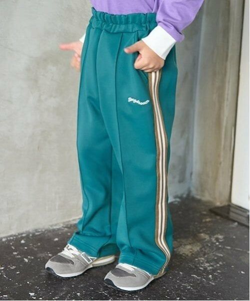 b・ROOM / ビールーム その他パンツ | 【セットアップ可能】サイドラインタックパンツ(モスグリーン)