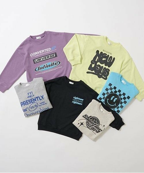 b・ROOM / ビールーム スウェット | 【万能アイテム】選べる6パターンプリントスウェット | 詳細1